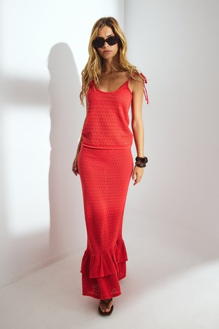 Lange Rok - Rood