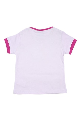 T-shirt La Reine des Neiges Disney  - Blanc et rose