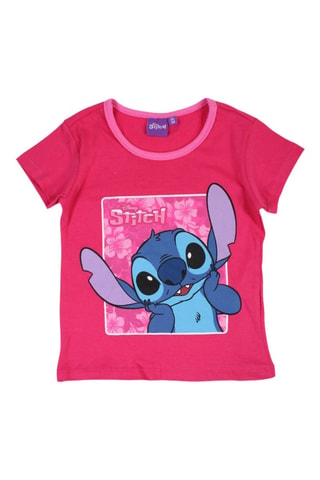 T-shirt et short Stitch Lilo et Stitch Disney  - Rouge, bleu et rose