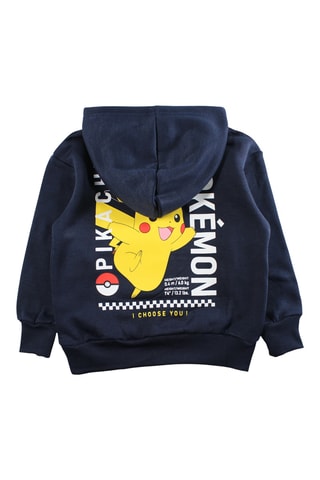 Sweat à capuche Pikachu Pokémon  - Noir