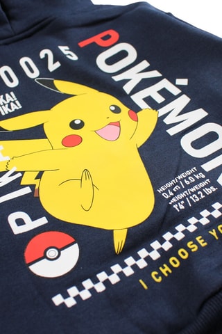 Sweat à capuche Pikachu Pokémon  - Noir