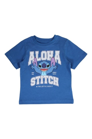 T-shirt et short Stitch Lilo et Stitch Disney  - Bleu marine
