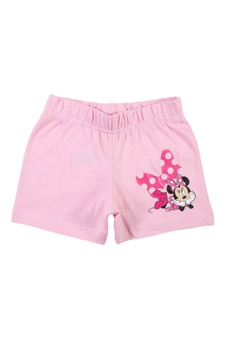 T-shirt et short Minnie Disney  - Blanc, noir et rose