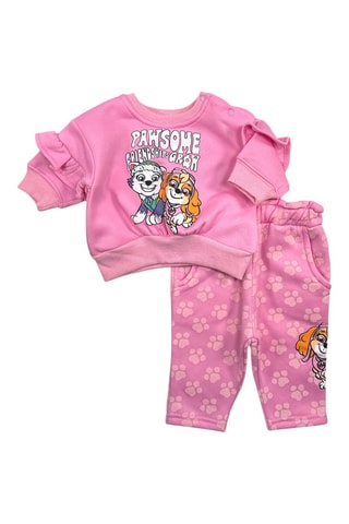 Sweat et jogging polaire Stellla et Marcus Pat’ Patrouille  - Rose