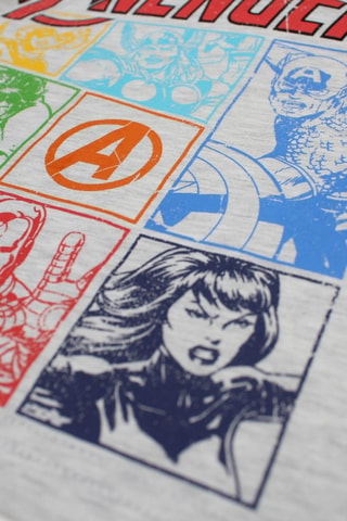 T-shirt et short Avengers Marvel  - Gris