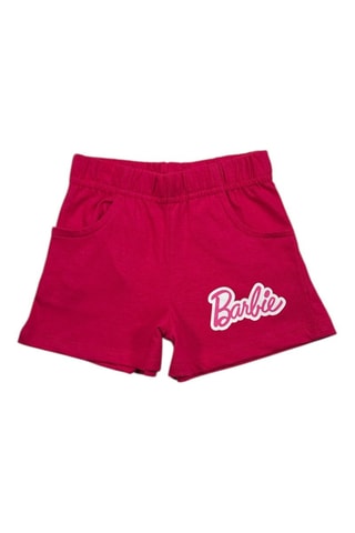 T-shirt et short Barbie - Blanc, beige et rose
