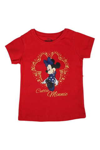 T-shirt Minnie Disney  - Rouge