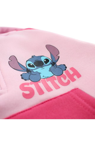 Sweat à capuche Stitch Lilo et Stitch Disney  - Rose