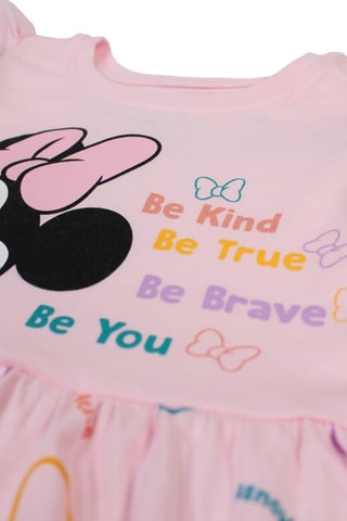 Robe Minnie Disney - Blanc, jaune et rose