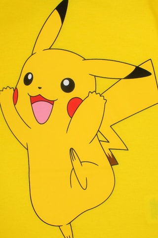 T-shirt et short Pikachu Pokémon - Jaune
