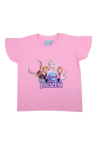 T-shirt La Reine des Neiges Disney - Rose