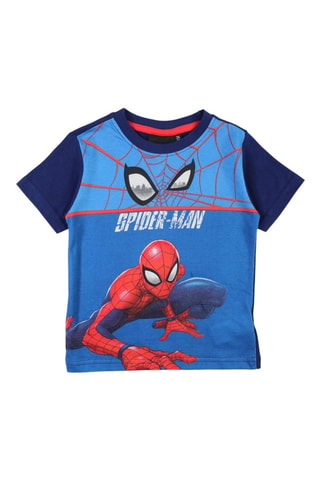 T-shirt Spider - Bleu marine