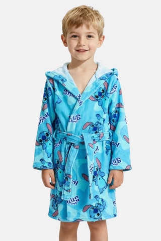Peignoir à capuche Lilo et Stitch Disney - Bleu