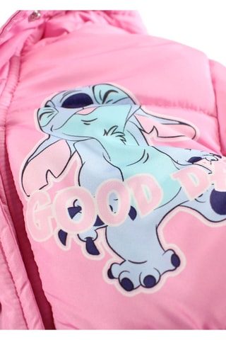 Doudoune matelassée à capuche Lilo et Stitch Disney - Rose