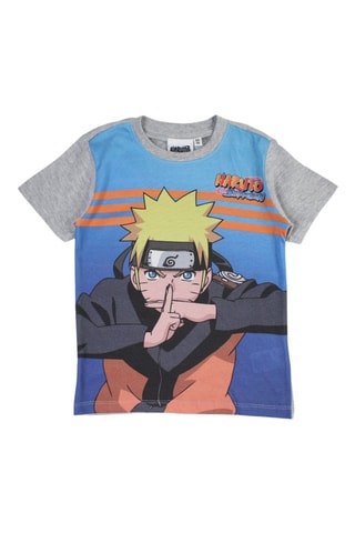 T-shirt et short Naruto Shippuden  - Bleu, jaune et orange