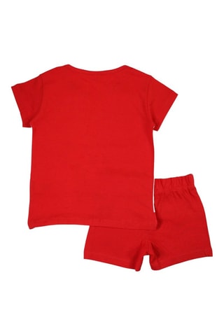 T-shirt et short Minnie Disney - Blanc, noir et rouge