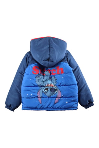 Doudoune matelassée à capuche Lilo et Stitch Disney - Bleu marine
