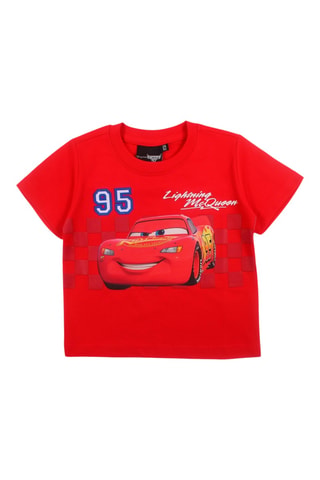T-shirt Flash McQueen Cars Disney Pixar - Rouge