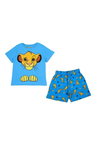 T-shirt et short Simba Le Roi Lion Disney - Bleu