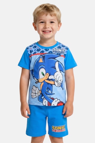 T-shirt et short Sonic - Bleu