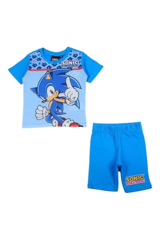 T-shirt et short Sonic - Bleu