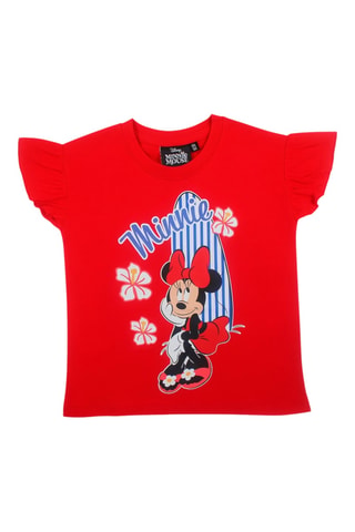 T-shirt Minnie Disney - Rouge