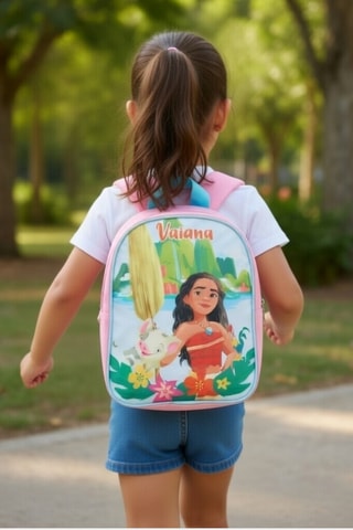 Sac à dos Vaiana Vaiana la légende du bout du monde Disney - Rose