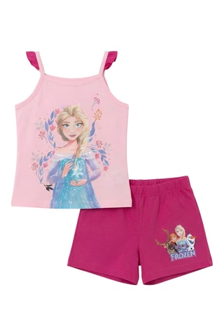 Débardeur et short Elsa La Reine des Neiges - Rose