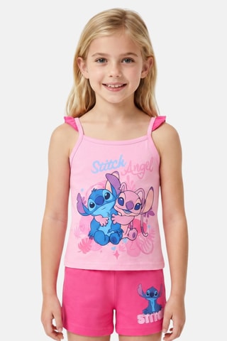 Débardeur et short Stitch et Angel Lilo et Stitch Disney - Rose