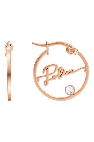 Créoles - Plaqué or rose