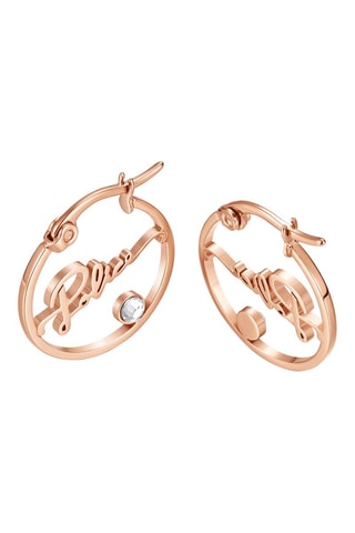 Créoles - Plaqué or rose