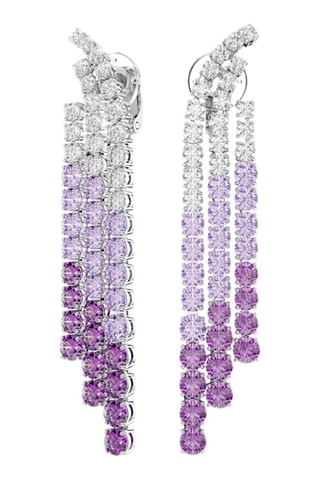 Boucles d'oreilles Matrix - Violet