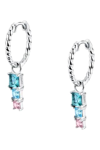 Boucles d'oreilles - Argent et zircons