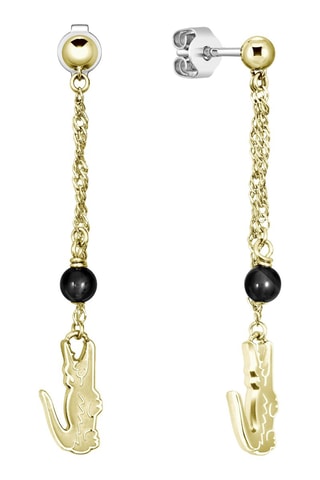 Boucles d'oreilles - Plaqué or jaune et pierres naturelles