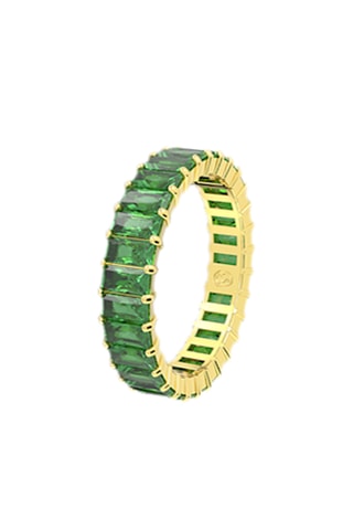 Bague dorée à l'or jaune Matrix