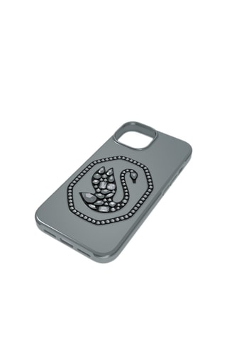 Coque iPhone 14 Cygne - Gris foncé