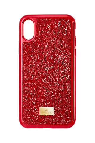 Coque iPhone X/XS Glam Rock - Rouge