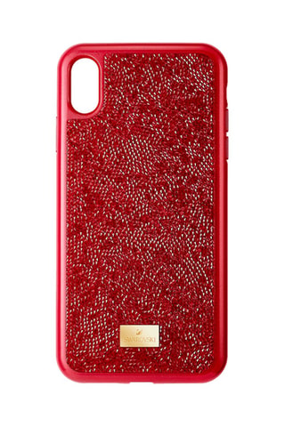 Coque iPhone X Max Glam Rock - Rouge