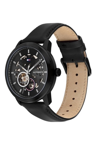 Montre automatique en cuir - Noir