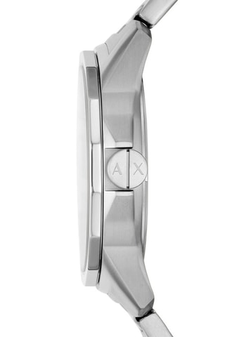 Montre à quartz en acier Banks - Argenté et noir