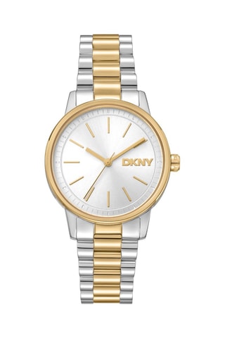 Montre à quartz en acier - Argenté et doré