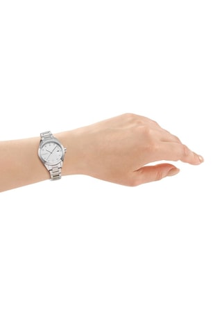 Montre à quartz en acier - Argenté