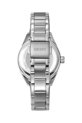 Montre à quartz en acier - Argenté et noir