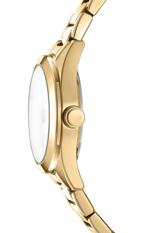 Montre à quartz en acier - Doré et argenté
