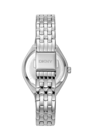 Montre à quartz en acier - Argenté et rose