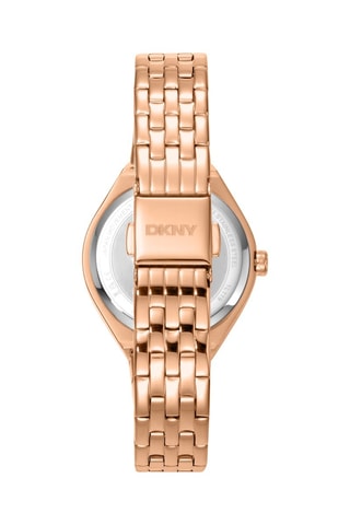Montre à quartz en acier - Doré rose