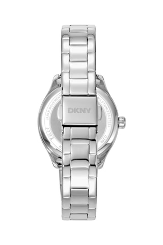 Montre à quartz en acier - Argenté et noir