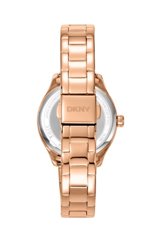 Montre à quartz en acier - Doré rose