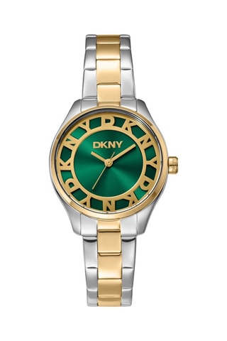 Montre à quartz en acier - Argenté et doré