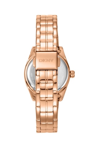 Montre à quartz en acier - Doré rose et doré